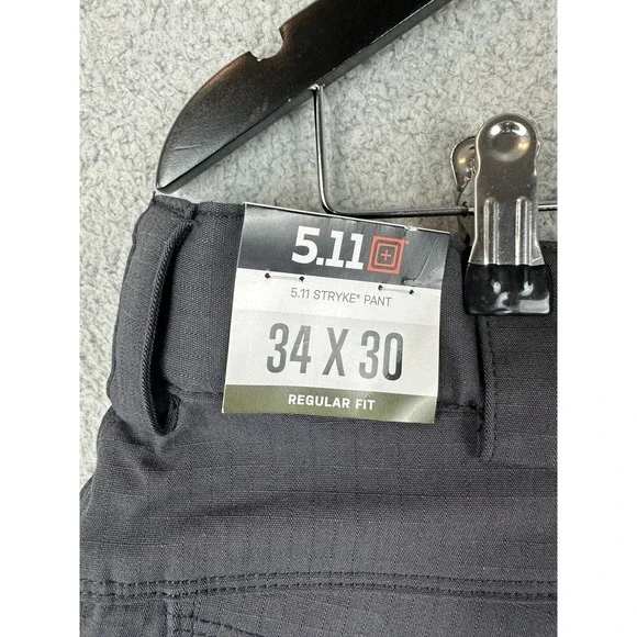 5.11 Tactical Stryke Pants Mens 34x30 Charcoal Flex-Tac Cargo Stretch Ripstop